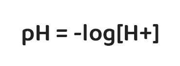 fórmula para a determinação do pH