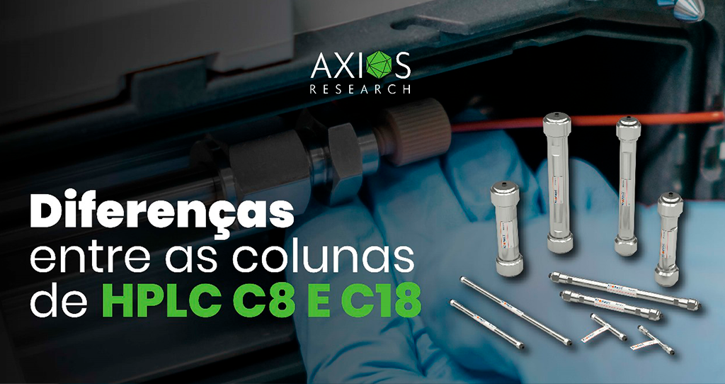 Diferenças entre as colunas de HPLC C8 e C18