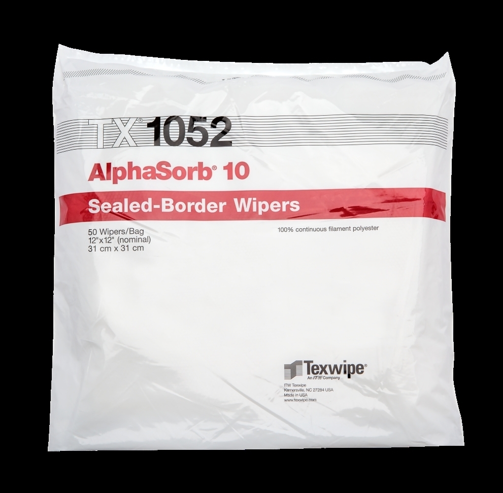 AlphaSorb® 10 TX1052 Panos de Limpeza para Salas Limpas (Secos), Não Estéreis